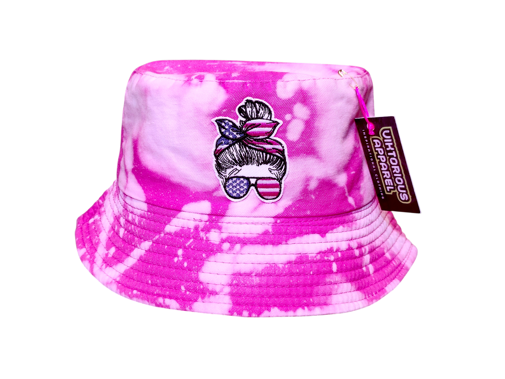Bandana (Bleach Dyed) Bucket Hat