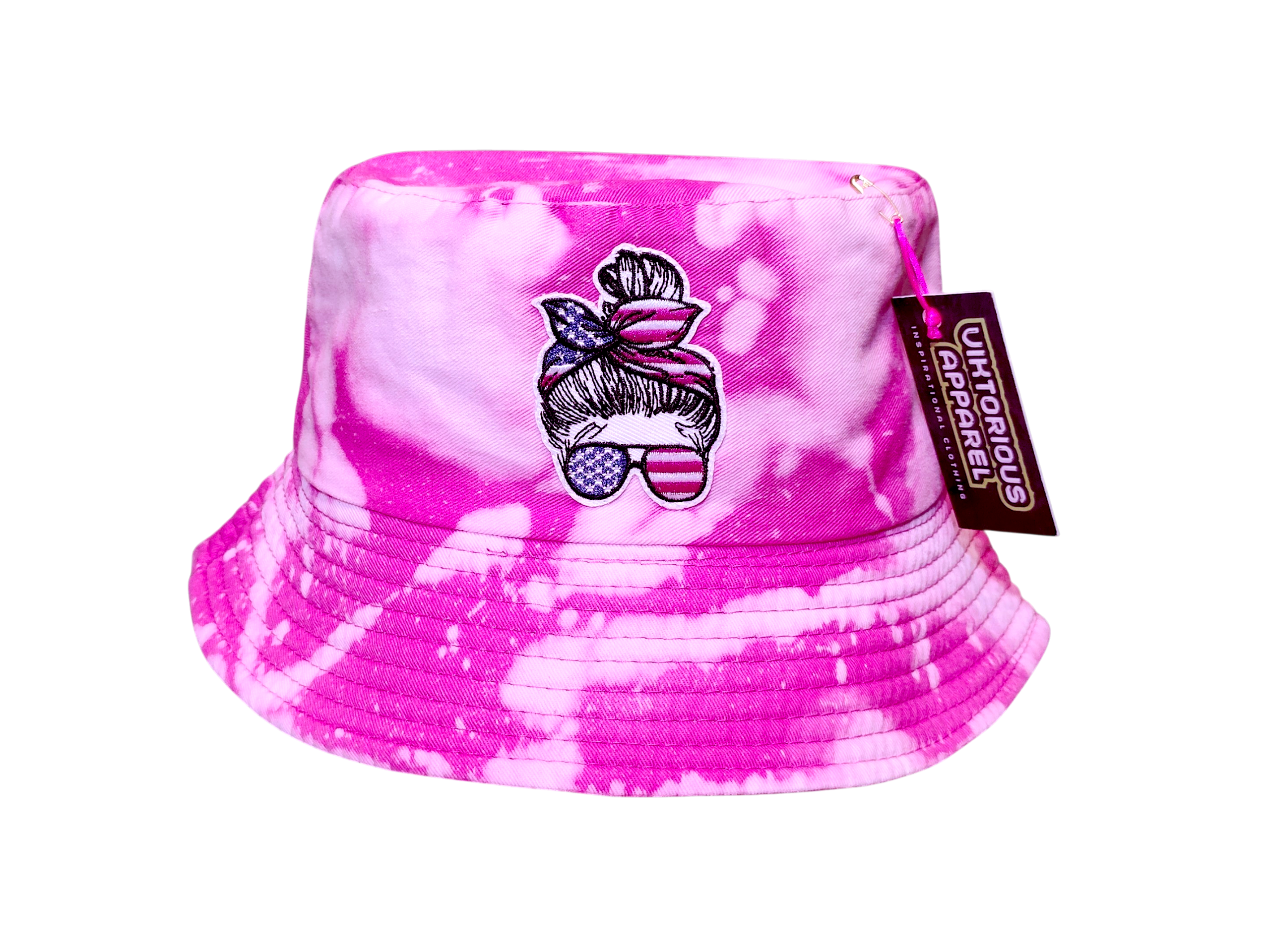 Bandana (Bleach Dyed) Bucket Hat