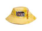Love (Bleach Dyed) Bucket Hat