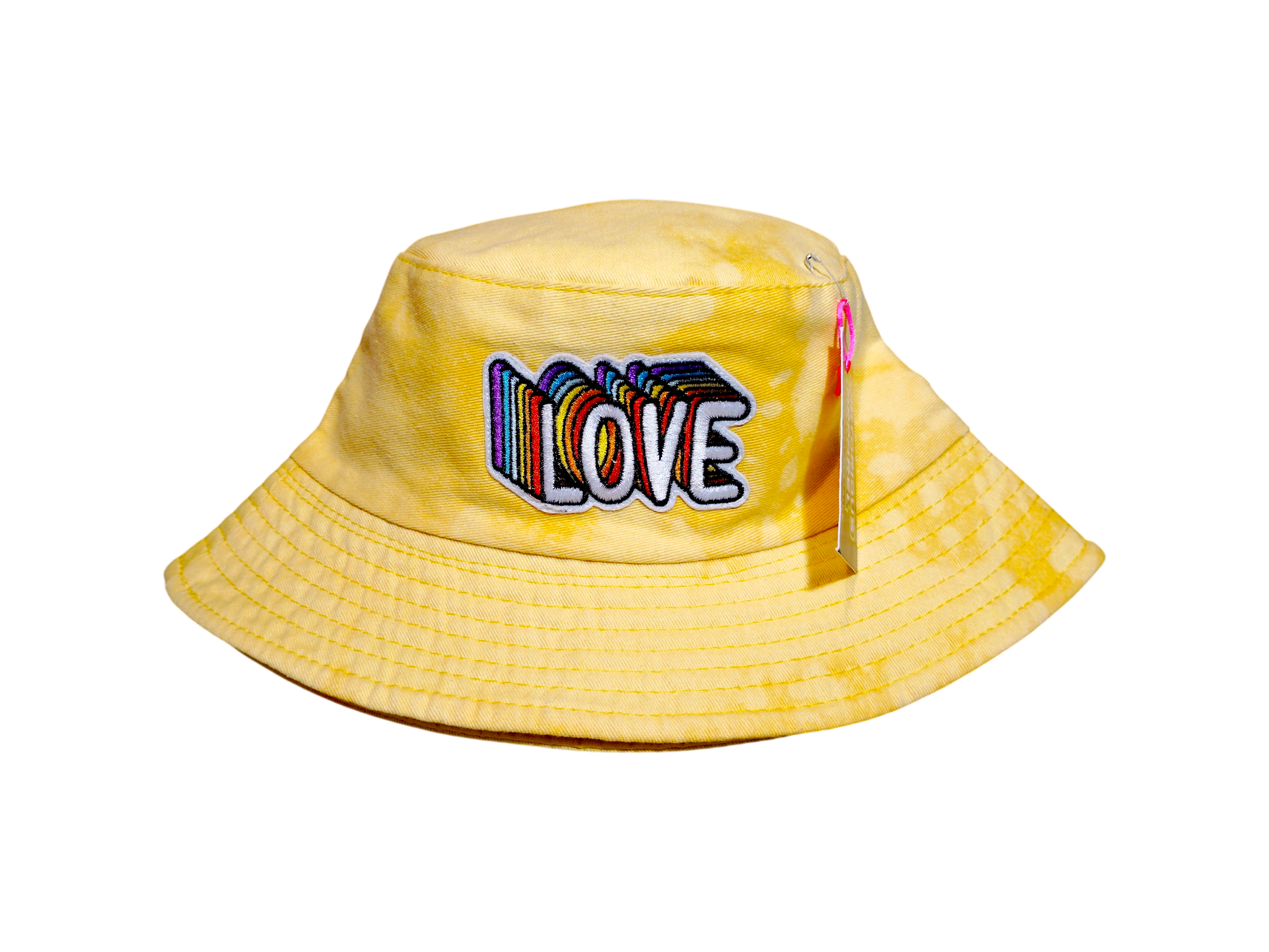 Love (Bleach Dyed) Bucket Hat