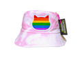 Pride Cat (Bleach Dyed) Bucket Hat