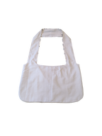 White/Blue x Gray - Abstract (Reversible) Hobo Bag