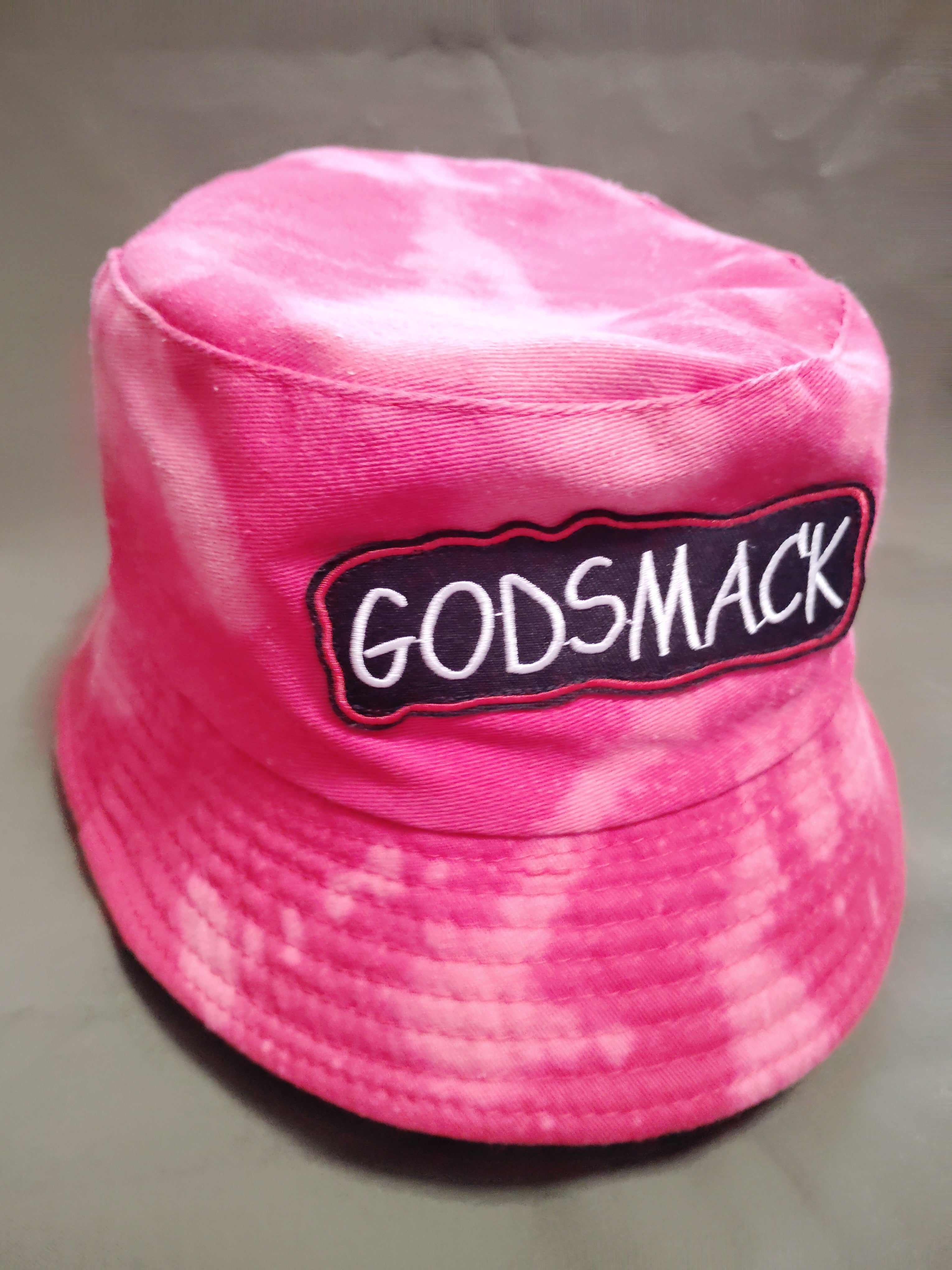 (Red) Godsmack - Bleached Dyed Bucket Hat (Adult)