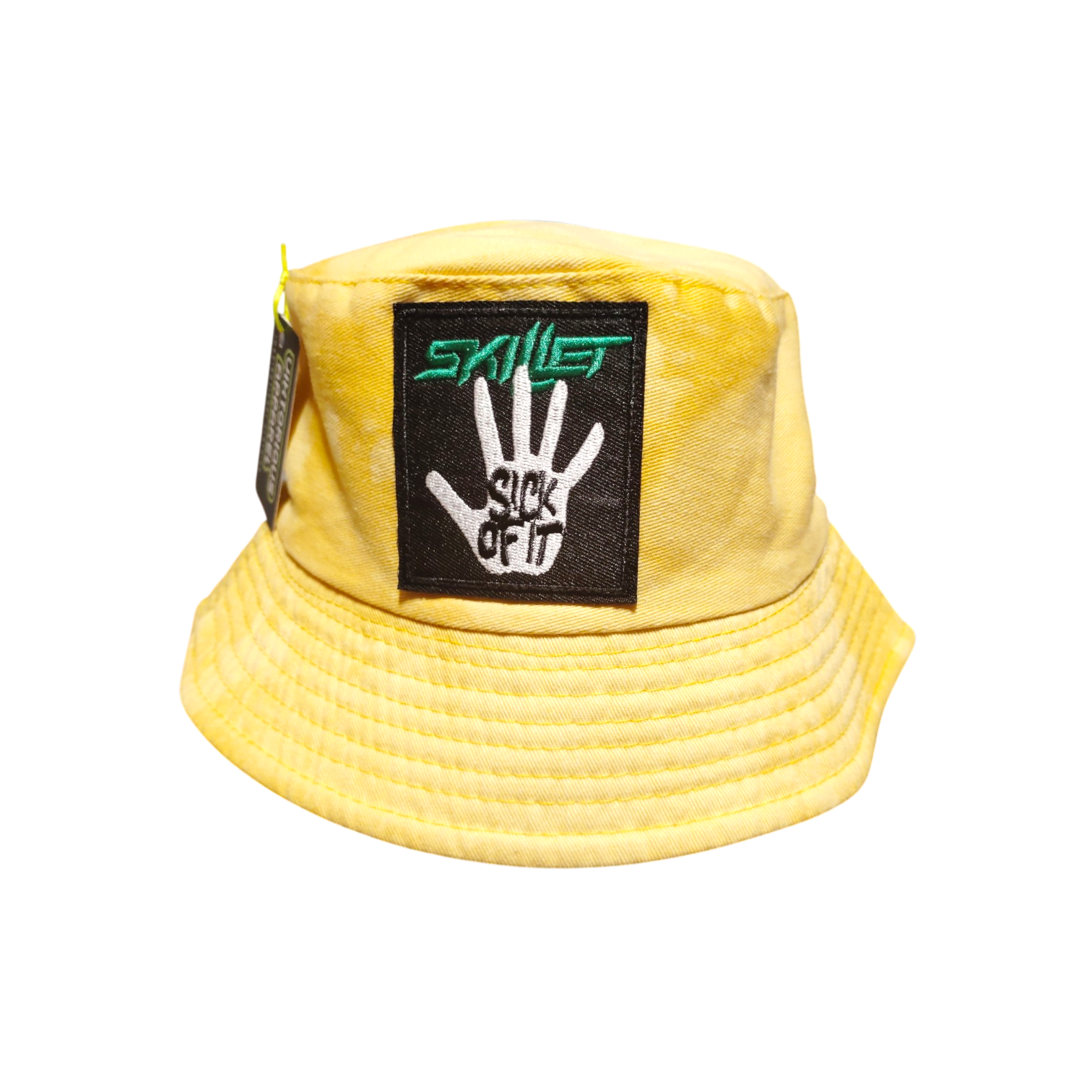 "Sick of it" Skillet (Bleach Dyed) Bucket Hat