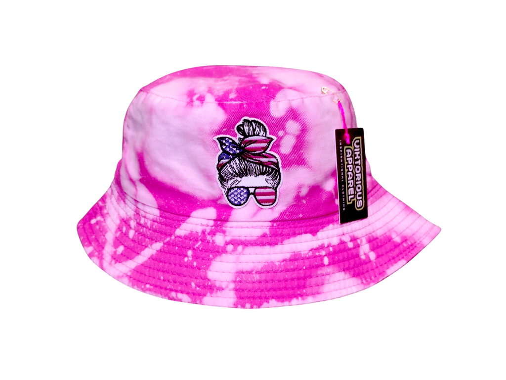 Bandana (Bleach Dyed) Bucket Hat