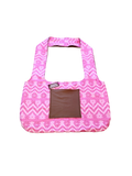 Pink Abstract x Military Green (Reversible) Hobo Bag