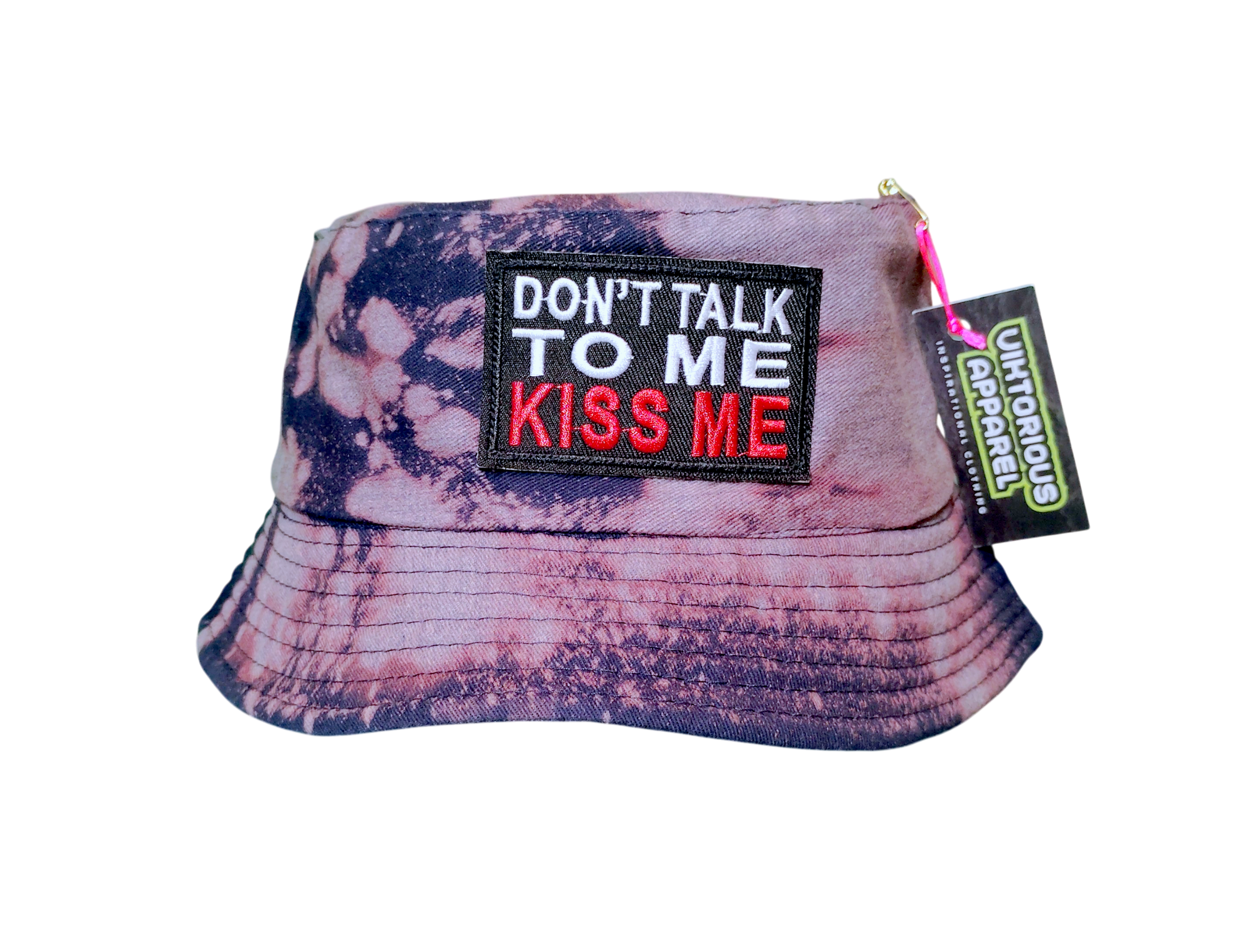 Kiss Me (Bleach Dyed) Bucket Hat