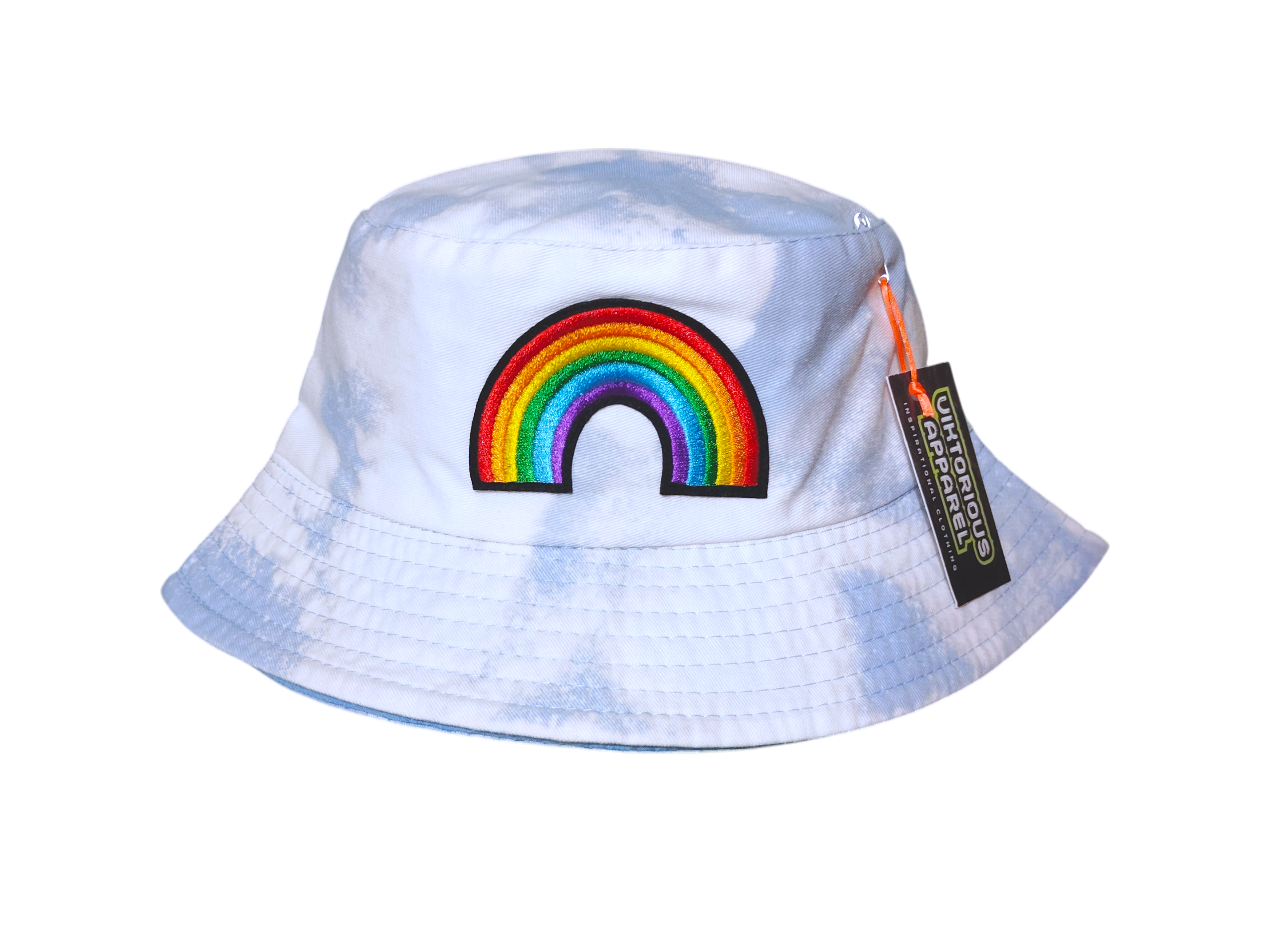 Rainbow (Bleach Dyed) Bucket Hat