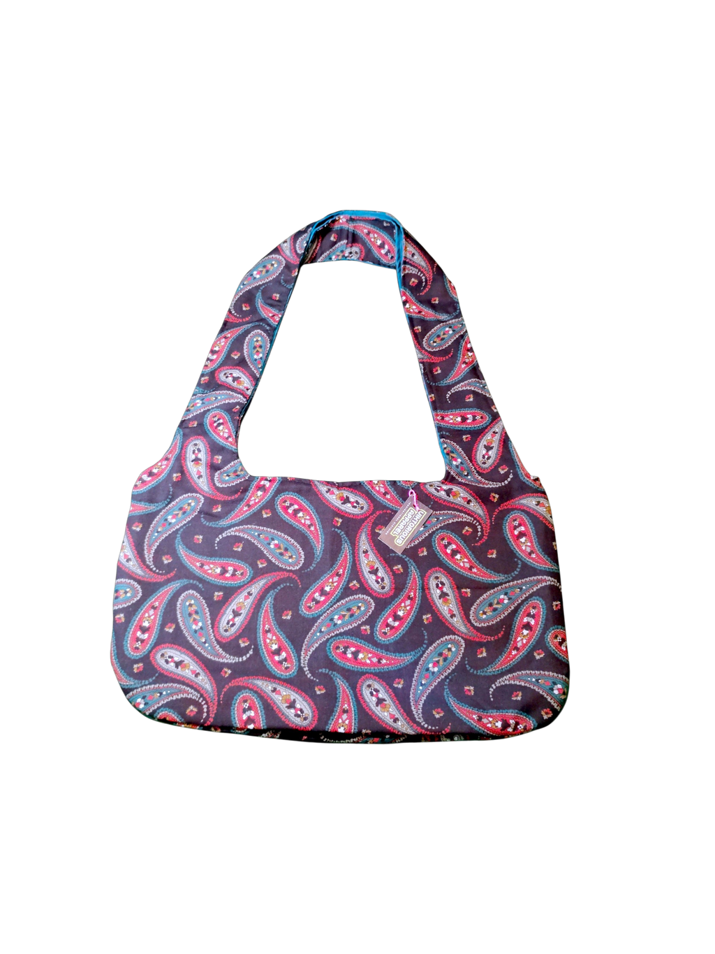 Paisley x Teal (Reversible) Hobo Bag