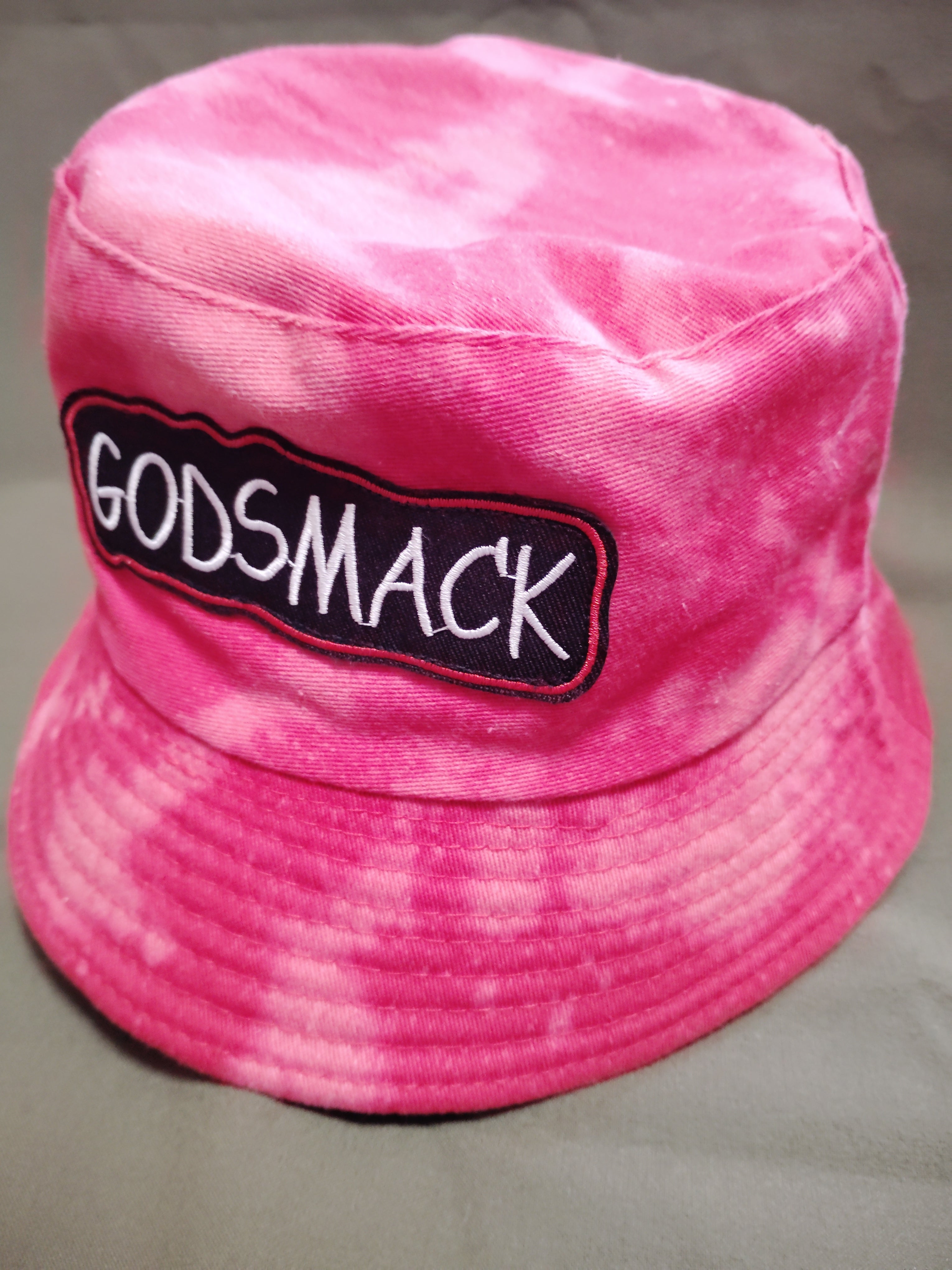(Red) Godsmack - Bleached Dyed Bucket Hat (Adult)