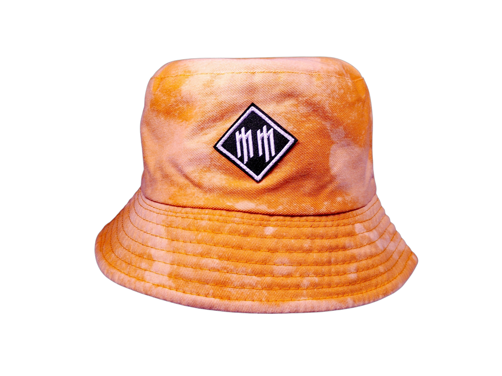 Marilyn Manson (2 Patches) Bleach Dyed - Bucket Hat