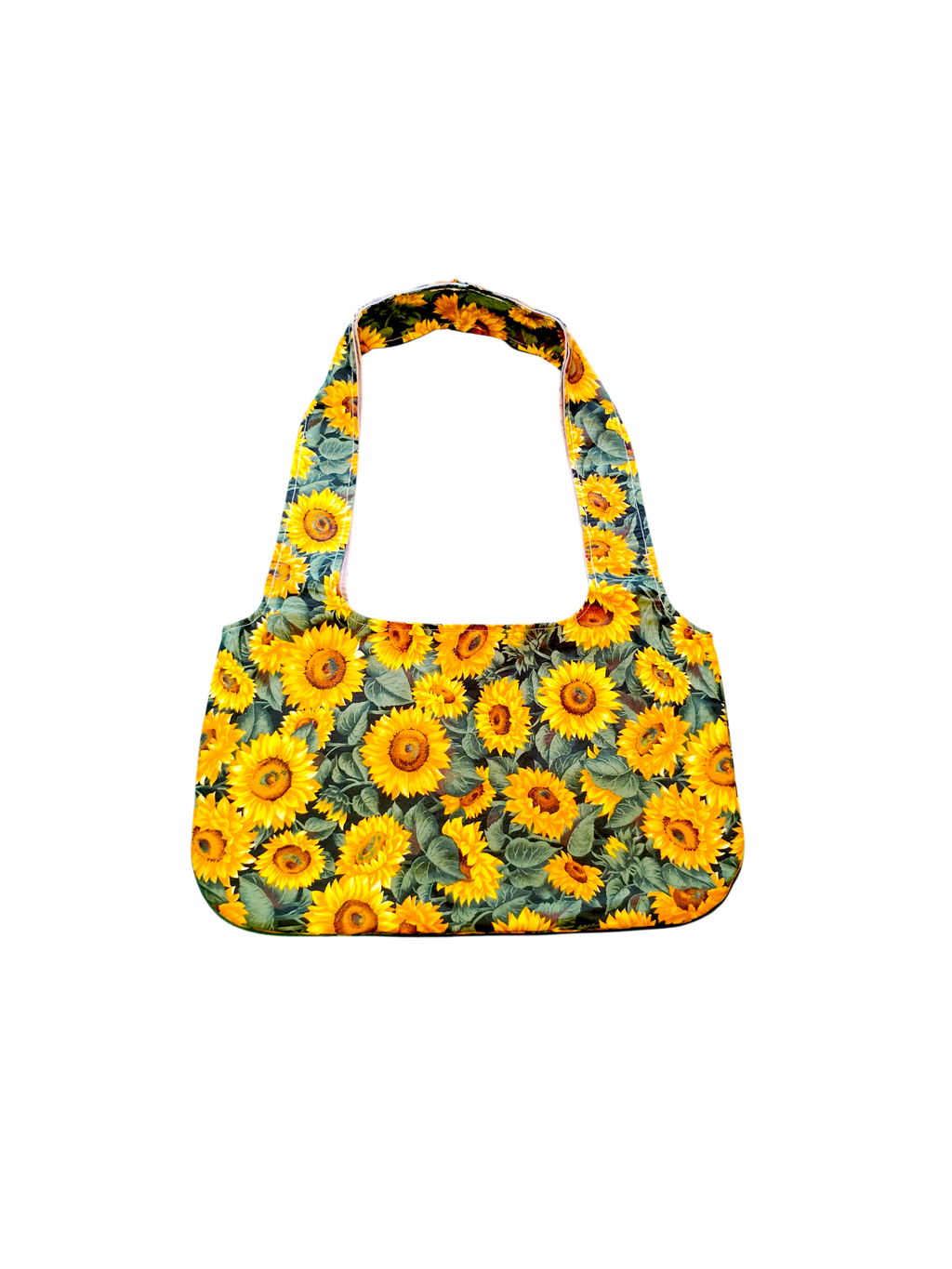 Sunflower x Gray (Reversible) Hobo Bag