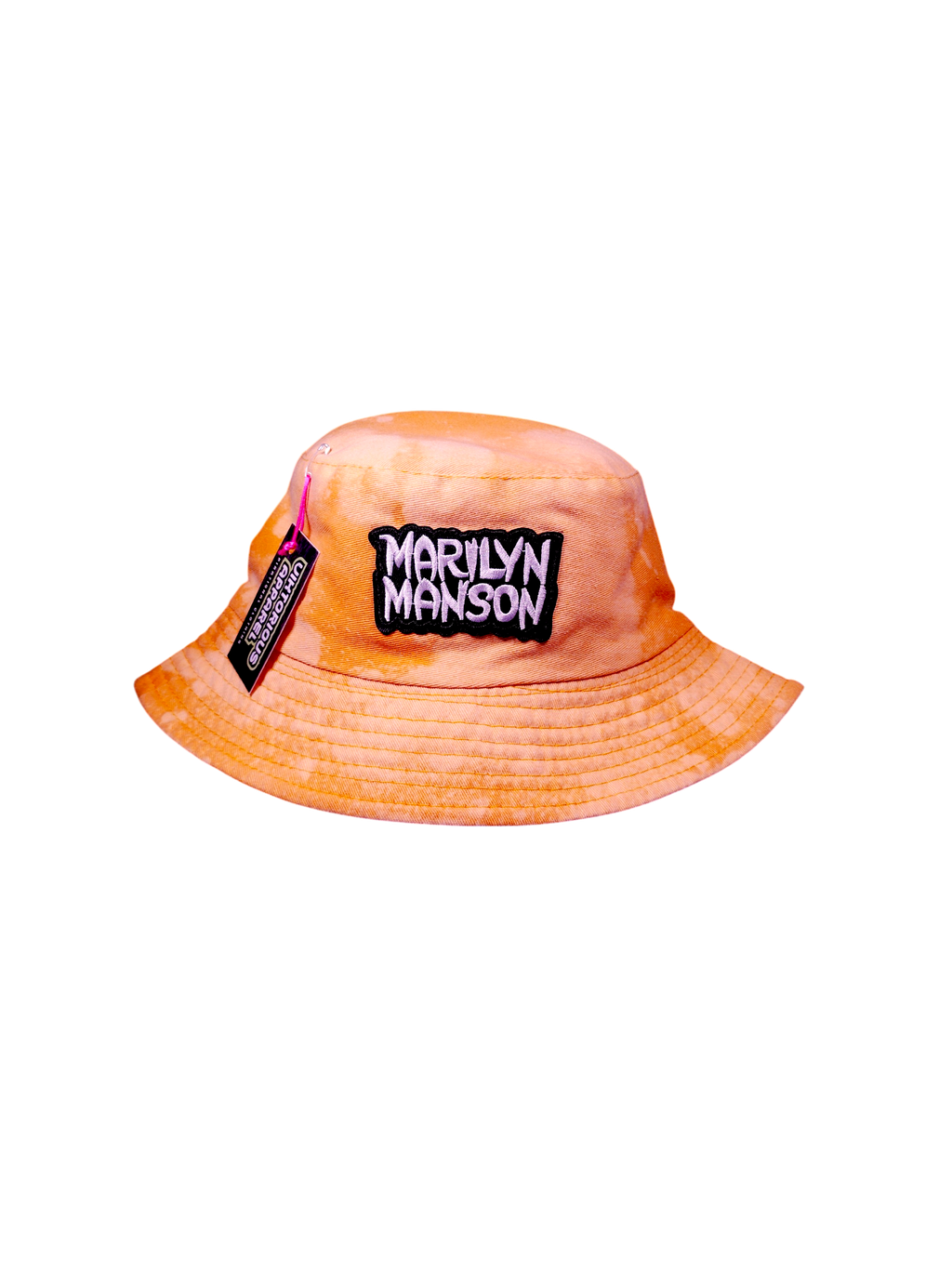 Marilyn Manson (2 Patches) Bleach Dyed - Bucket Hat